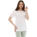 Ghassy Co. Kadın Nem Emici Hızlı Kuruma Atletik Teknik Performans Spor T-Shirt - Beyaz