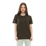 Ghassy Co. Kadın Nem Emici Hızlı Kuruma Atletik Teknik Performans Spor T-shirt HAKİ L