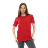 Ghassy Co. Kadın Nem Emici Hızlı Kuruma Atletik Teknik Performans Spor T-shirt KIRMIZI XXL