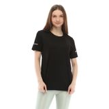 Ghassy Co. Kadın Nem Emici Hızlı Kuruma Atletik Teknik Performans Spor T-shirt SİYAH L