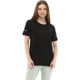 Ghassy Co. Kadın Nem Emici Hızlı Kuruma Atletik Teknik Performans Spor T-Shirt - Siyah