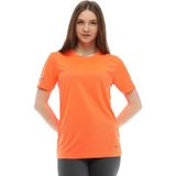 Ghassy Co. Kadın Nem Emici Hızlı Kuruma Atletik Teknik Performans Spor T-Shirt - Turuncu - 2XL