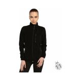 Ghassy Co.Kadın Polar Tam Fermuarlı Sweatshirt 9 Renk siyah