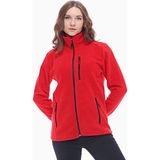 Ghassy Co. Kadın Pro Rüzgar Geçirmez 5 Cepli Tam Fermuarlı Outdoor Polar Ceket TMFR869866011 - 2XL - Kırmızı