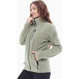 Ghassy Co. Kadın Pro Rüzgar Geçirmez 5 Cepli Tam Fermuarlı Outdoor Polar Ceket TMFR869866011 - XL - Haki