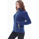 Ghassy Co. Kadın Pro Rüzgar Geçirmez 5 Cepli Tam Fermuarlı Outdoor Polar Ceket TMFR869866011 - XL - İndigo