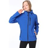 Ghassy Co. Kadın Su Rüzgar Geçirmez Softshell Spor Mont - Mavi