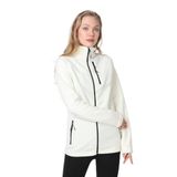 Ghassy Co. KADIN TAM FERMUARLI POLAR CEKET BEYAZ XXL