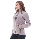 Ghassy Co. KADIN TAM FERMUARLI POLAR CEKET KOYU GRİ M