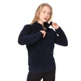 Ghassy Co Kadın Yarım Fermuarlı Sweatshirt - XL - Lacivert