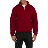Ghassy Co. Silver Bordo Dik Yaka Yarım Fermuarlı Erkek Sweatshirt