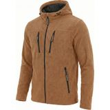 Ghassy Co. Tactical Army Erkek Polar Kapşonlu Ceket - 2XL - Camel
