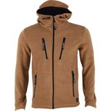 Ghassy Co. Tactical Army Erkek Polar Kapşonlu Ceket - 2XL - Camel