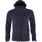 Ghassy Co. Tactical Army Erkek Polar Kapşonlu Ceket - Füme