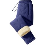 Ghassy Co. Unisex Çift Katman Ultra Termal Su ve Rüzgar Geçirmez Kayak Motorcu İçi Kürklü Pantolon LACİVERT XXL