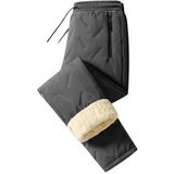 Ghassy Co. Unisex Çift Katman Ultra Termal Su ve Rüzgar Geçirmez Kayak Motorcu İçi Kürklü Pantolon SİYAH M