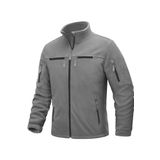 Ghassy Co. Warm Tactical Sport Multi 6 Cep Fonksiyonel Termal Polar Ceket - XXL - Koyu Gri