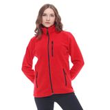 GHASSYCO. KADIN TAM FERMUARLI POLAR CEKET KIRMIZI S