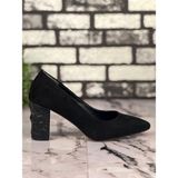 Ghattix B04 Stiletto Topuklu Zarif Şık Kadın Ayakkabı - Siyah