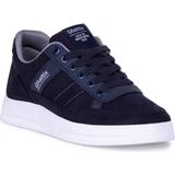 Ghattix Erkek Yazlık Günlük Keten Sneaker Ayakkabı - Lacivert - Beyaz