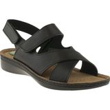 Ghattix Kadın Cırtlı Sandalet 26238 - Siyah