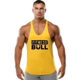 Ghedto Fitness Bull Sarı Sporcu Atleti Nefes Alabilir Kumaş ile Rahat Kesim Tasarım - XL