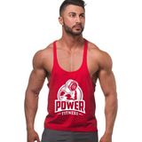 Ghedto Power Gym Fitness Tank Top Sporcu Atleti Kırmızı - XL