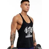 Ghedto To Hard Siyah Fitness Tank Top Sporcu Atleti Slimfit Nefes Alabilir Kumaş Yapısı