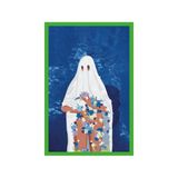 Ghost – Hayalet Temalı İllüstrasyon | Dekoratif Hediye Not Kartı & Kartpostal | 10x15 cm - 11