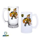 Ghostbastır Design Al Ittıhad F.C. Kulplu Bira Bardağı Buzlu veya Şeffaf Seçenekli 0264