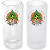 Ghostbastır Design Alanyaspor Buzlu / Buzsuz Seçenekli Rakı Bardağı – 1 Adet Şık Sunum Bardağı 004 - Şeffaf - 200 ml