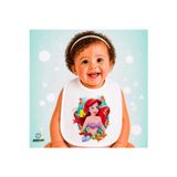 Ghostbastır Design Ariel Keten Bebek Mama Önlüğü – Yumuşak, Emici, Yıkanabilir, Özel Tasarım P004