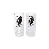 Ghostbastır Design Atatürk Buzlu / Buzsuz Seçenekli Rakı Bardağı – 1 Adet Şık Sunum Bardağı 067