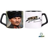 Ghostbastır Design Atatürk Kupa Bardak | Tek Adet 0621 - Renkli - 250 ml