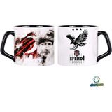 Ghostbastır Design Beşiktaş Atatürk Kupa Bardak | Tek Adet 0665 - Renkli - 250 ml