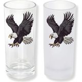Ghostbastır Design Beşiktaş Buzlu / Buzsuz Seçenekli Rakı Bardağı – 1 Adet Şık Sunum Bardağı 0201 - Şeffaf - 200 ml