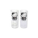 Ghostbastır Design Beşiktaş Hello Kitty Buzlu / Buzsuz Seçenekli Rakı Bardağı – 1 Adet Şık Sunum Bardağı 047