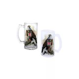 Ghostbastır Design Beşiktaş Kulplu Bira Bardağı Buzlu Veya Şeffaf Seçenekli 0130