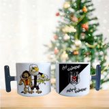 Ghostbastır Design Beşiktaş Kupa Bardak | Tek Adet 0240 - Renkli - 250 ml