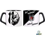Ghostbastır Design Beşiktaş Kupa Bardak | Tek Adet 0664 - Renkli - 250 ml