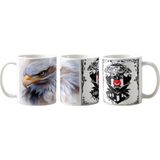 Ghostbastır Design Beşiktaş Kupa Bardak | Tek Adet K064 - 1 Adet - 330 ml