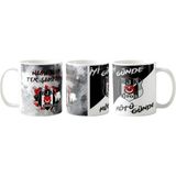 Ghostbastır Design Beşiktaş Kupa Bardak | Tek Adet K065 - Renkli - 330 ml