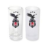 Ghostbastır Design Beşiktaş Rakı Bardağı Cam 200 cc Buzlu ya da Buzsuz Seçenekleriyle 016