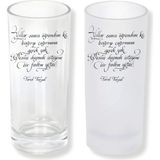 Ghostbastır Design Bir Fısıltın Yeter Buzlu / Buzsuz Seçenekli Rakı Bardağı – 1 Adet Şık Sunum Bardağı 0142 - 200 ml