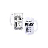 Ghostbastır Design Bira İstiyor Muyum Kulplu Bira Bardağı Buzlu Veya Şeffaf Seçenekli 033