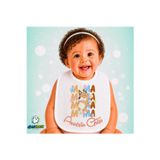 Ghostbastır Design Bluey Annesinin Gülü Keten Bebek Mama Önlüğü – Yumuşak, Emici, Yıkanabilir, Özel Tasarım P027