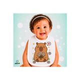 Ghostbastır Design Capybara Keten Bebek Mama Önlüğü – Yumuşak, Emici, Yıkanabilir, Özel Tasarım P031