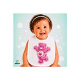 Ghostbastır Design Care Bears Keten Bebek Mama Önlüğü – Yumuşak, Emici, Yıkanabilir, Özel Tasarım P034