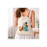 Ghostbastır Design Disney Prensesleri Büzgülü Keten Çanta C079 GHSTBSTRCNT079