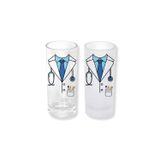 Ghostbastır Design Doktor Önlüğü Buzlu / Buzsuz Seçenekli Rakı Bardağı – 1 Adet Şık Sunum Bardağı 0103